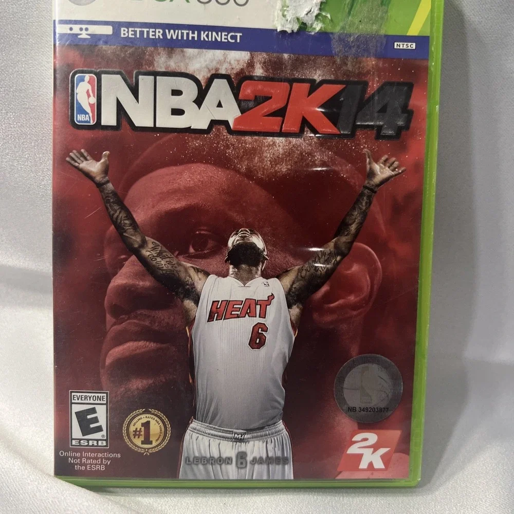 2K Games NBA 2K14 Video Game Xbox 360 OS Green LeBron James Basketball
